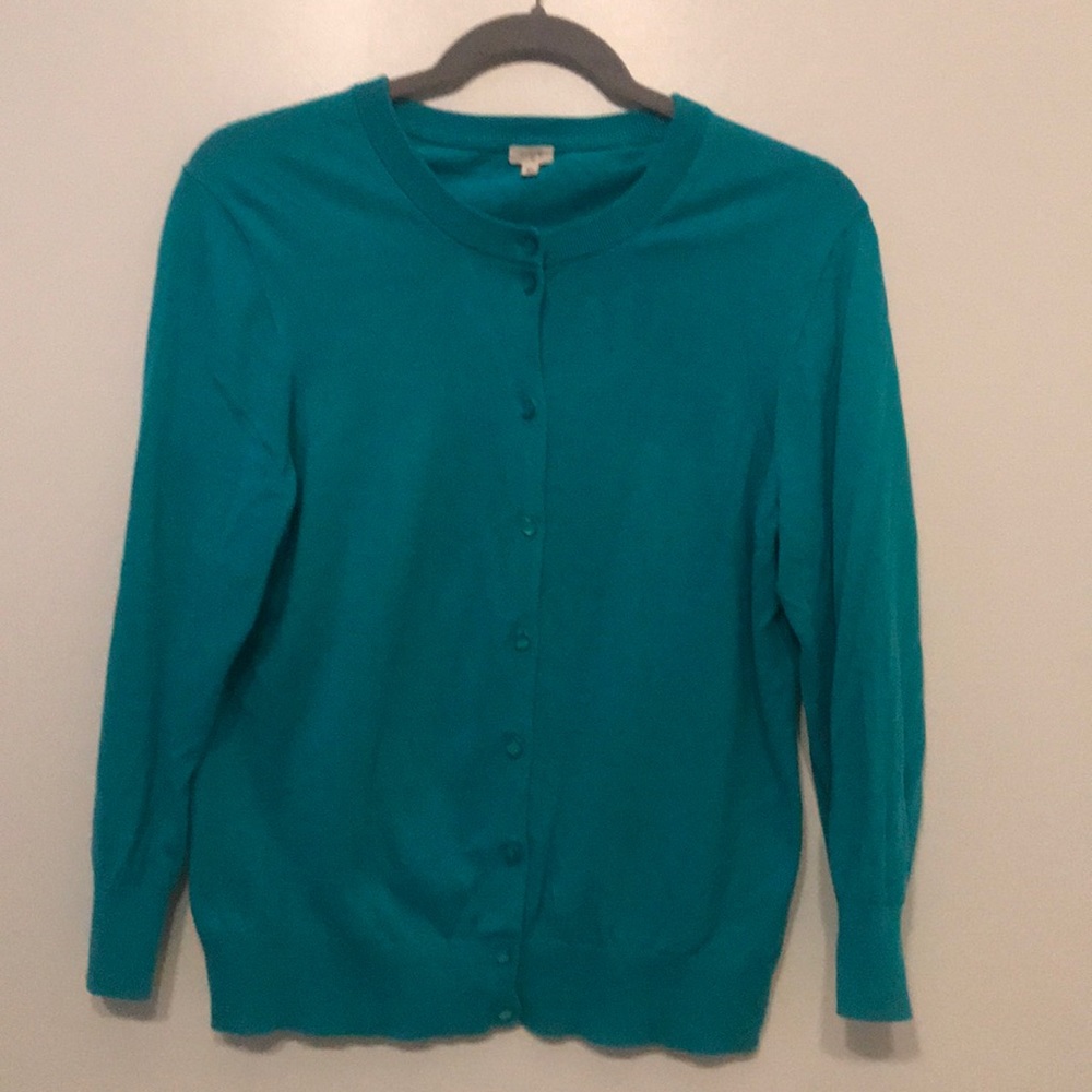 GUC Teal JCrew Cardigan